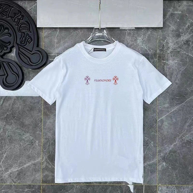 Chrome Hearts Fearnomore Tee - White/Pink-Red