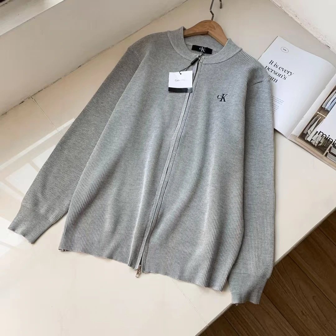 Calvin Klein CK Jeans Zip Cardigan Grey