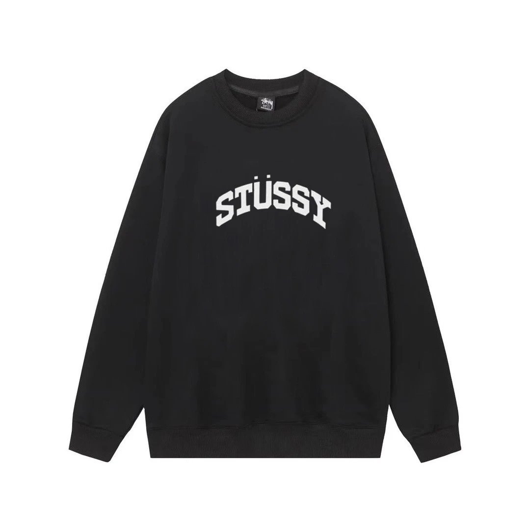 Stüssy Basic Crewneck Sweatshirt Black