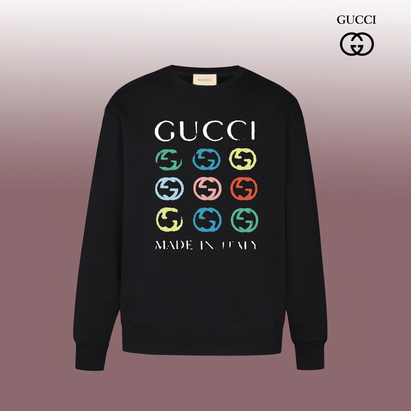 Gucci Dragon Print Crewneck Black Hoodie - 12