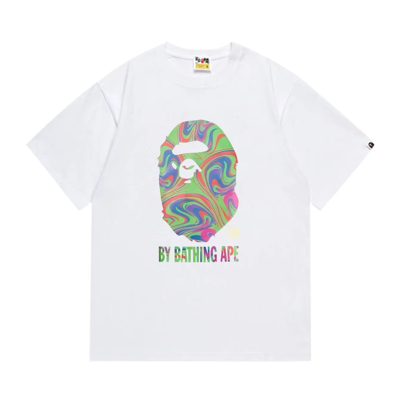 BAPE Marble By Bathing Ape Tee White Multicolor