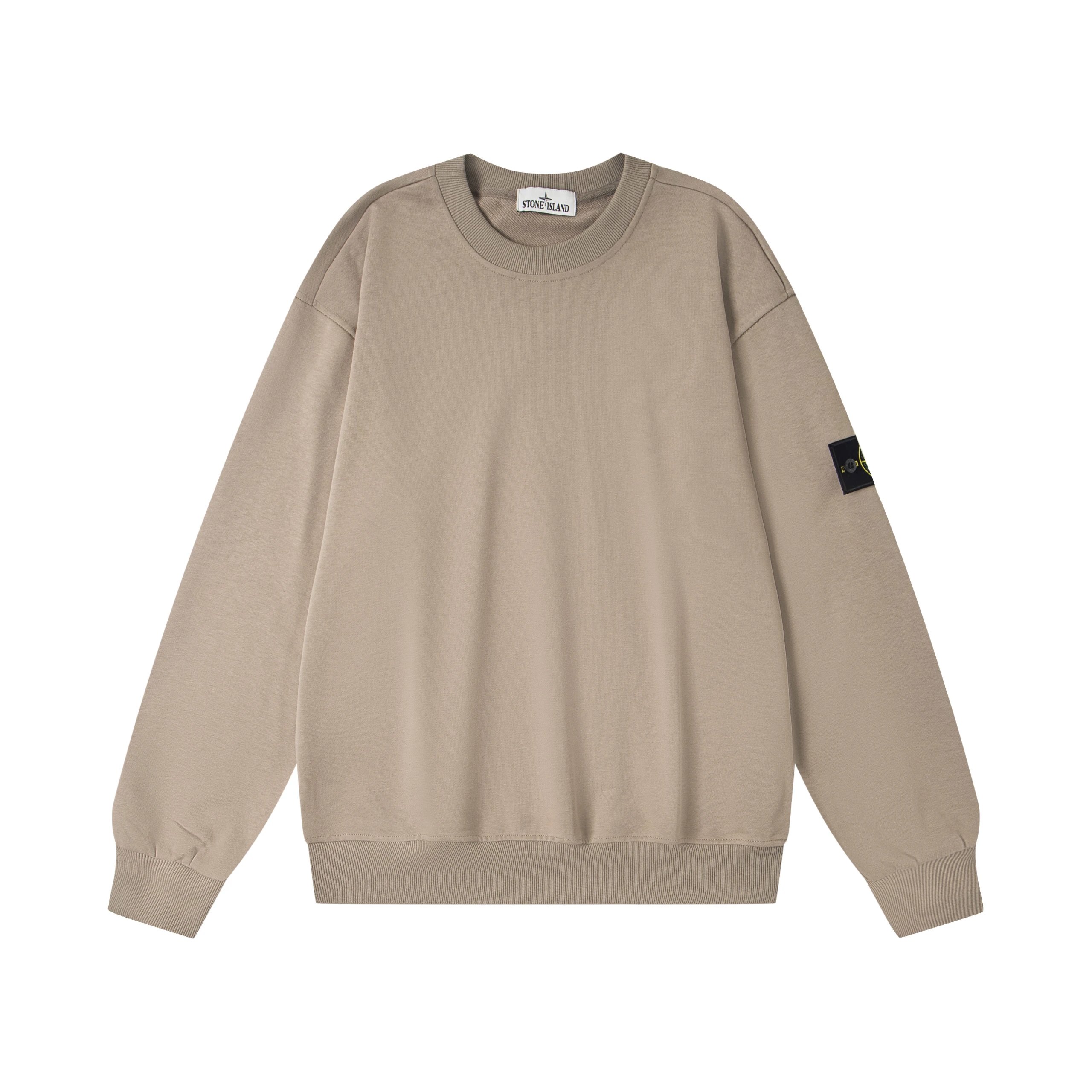 Stone Island Crewneck Sweatshirt Beige