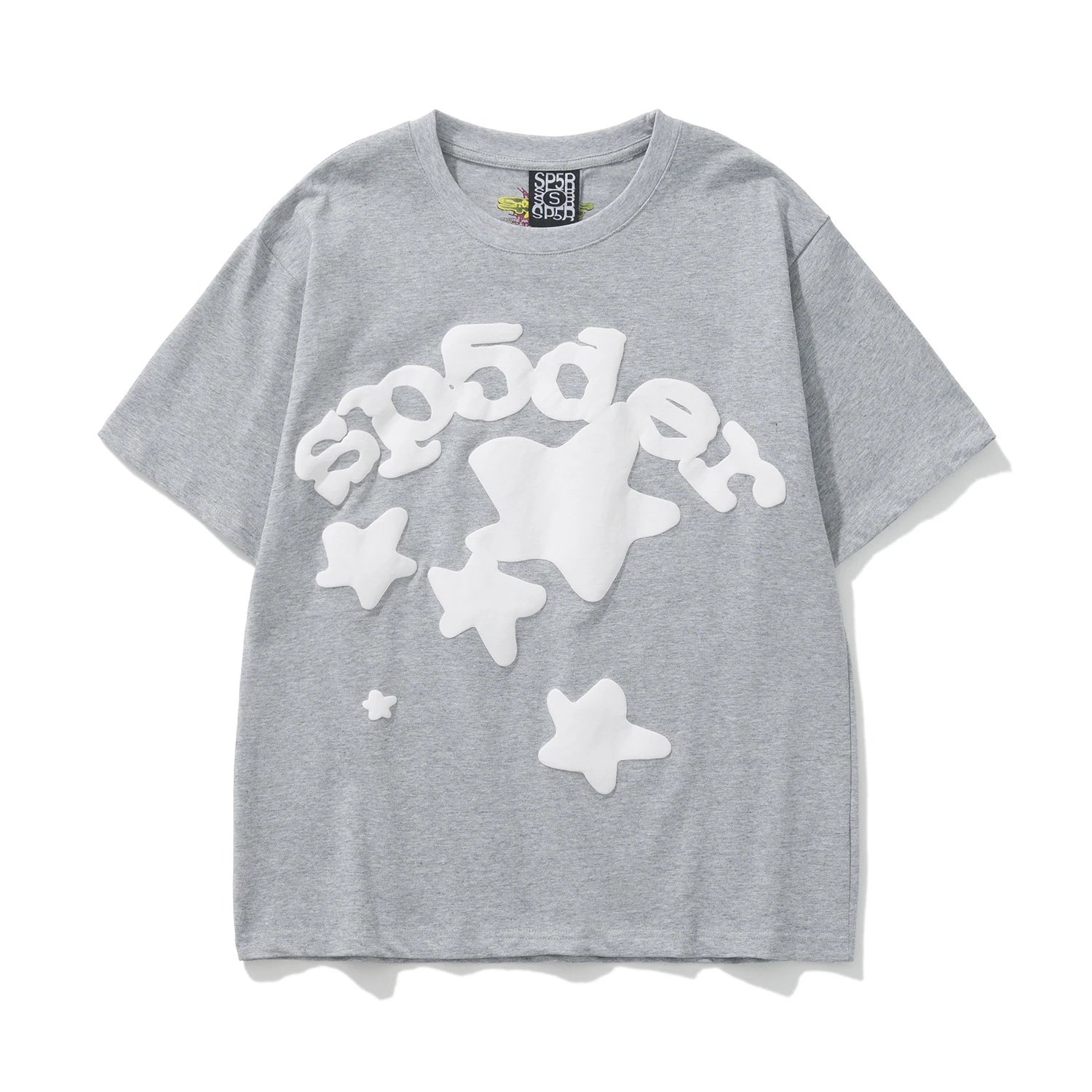 SP5DER Star Print Yellow T-Shirt - 10