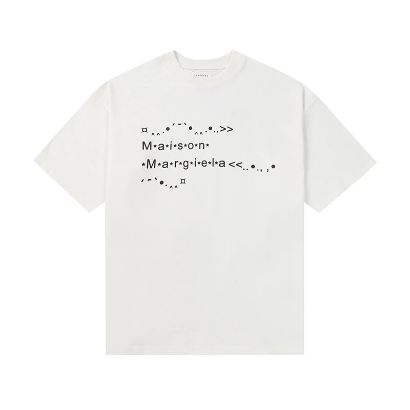 Maison Margiela Symbol Text Print Tee White