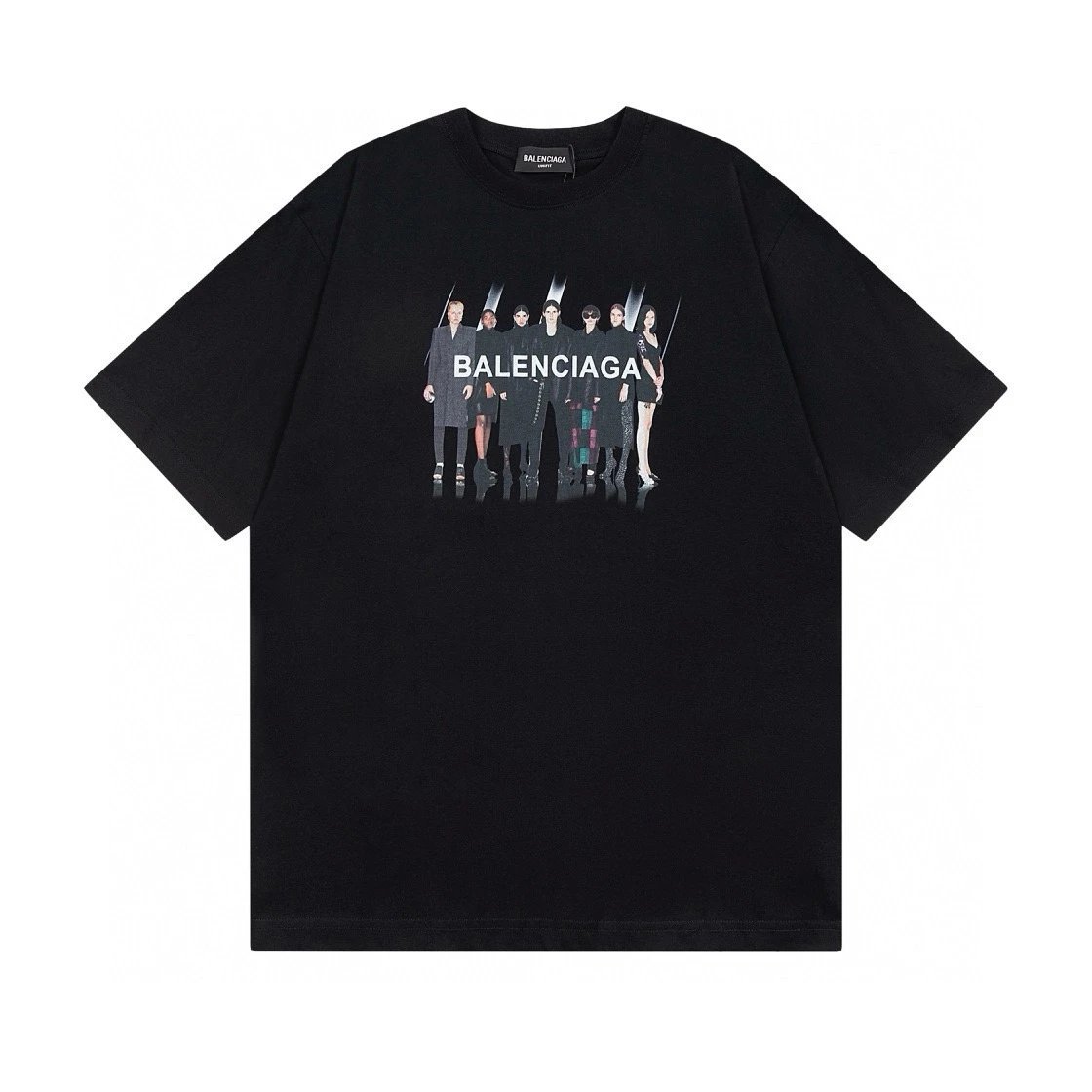 Balenciaga Runway Group Photo Tee Black