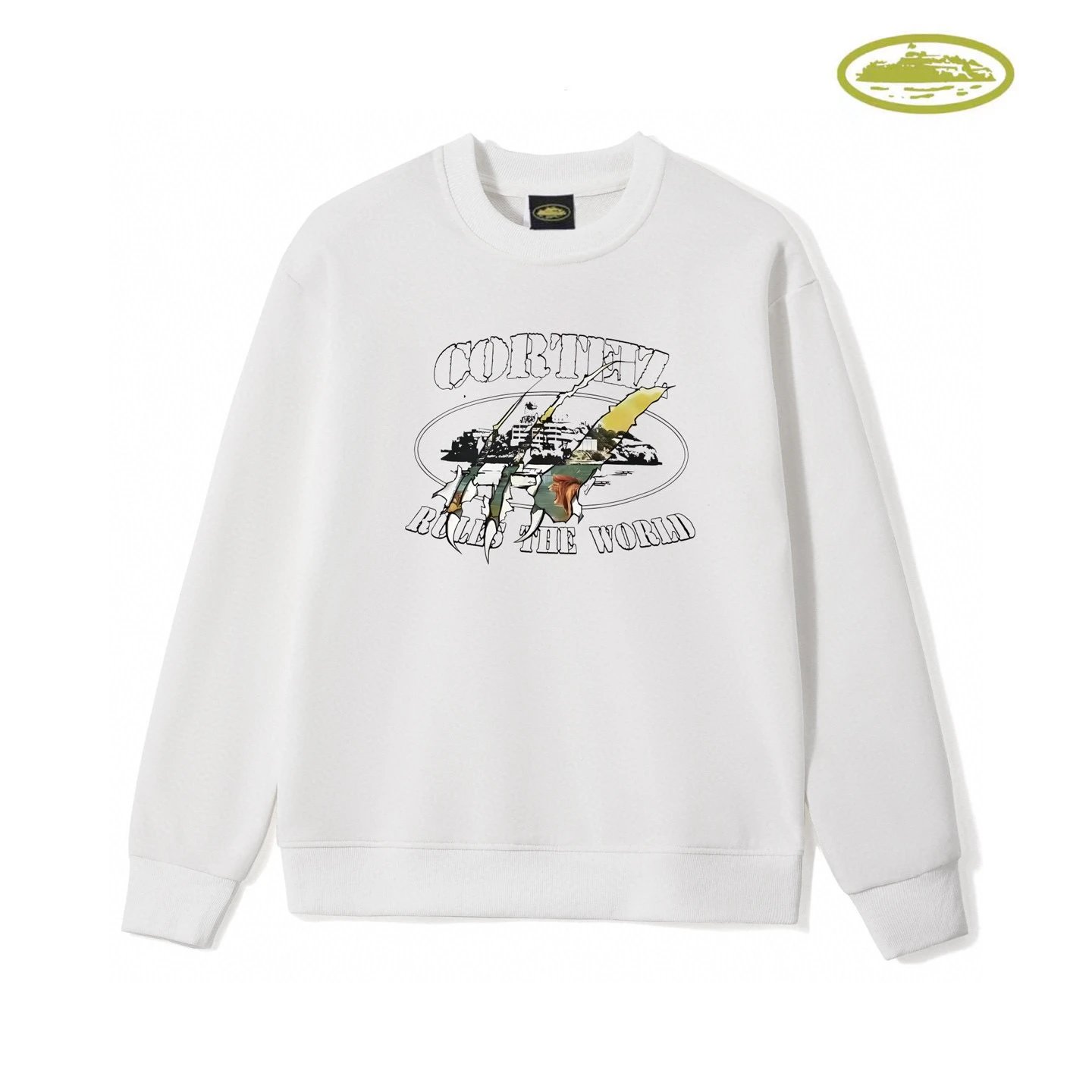 Corteiz Polo Parody Graphic Hoodie Gray - 7