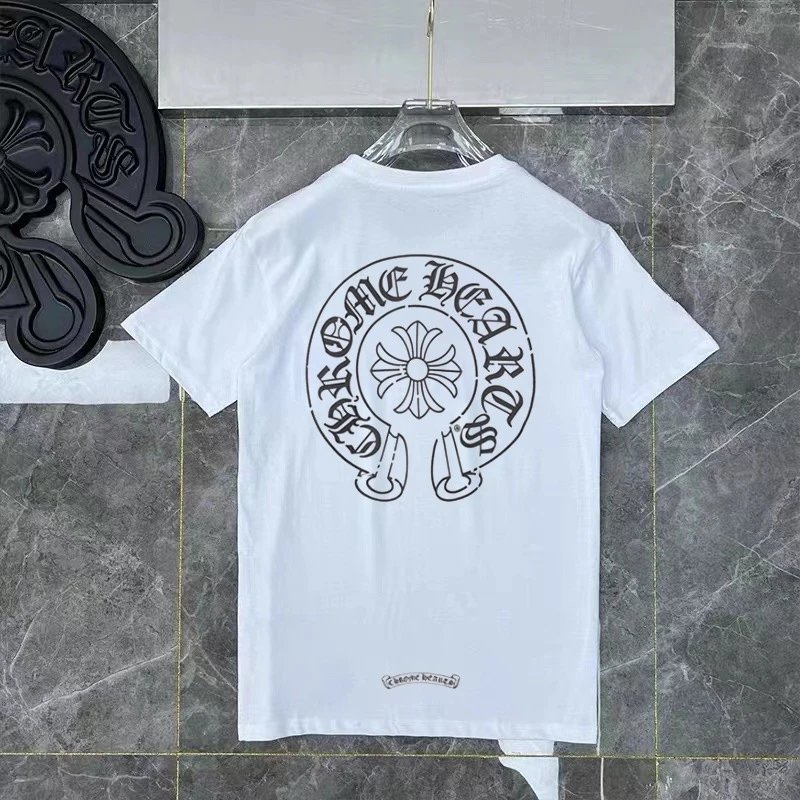 Chrome Hearts Pink Logo Black T-Shirt - 6