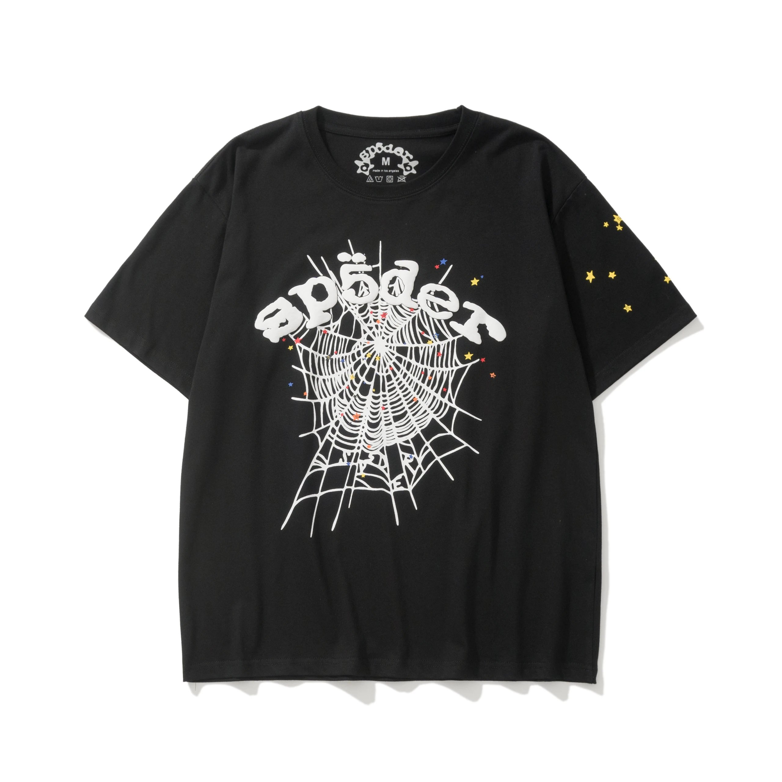 Sp5der Bubble Logo Web Tee Black