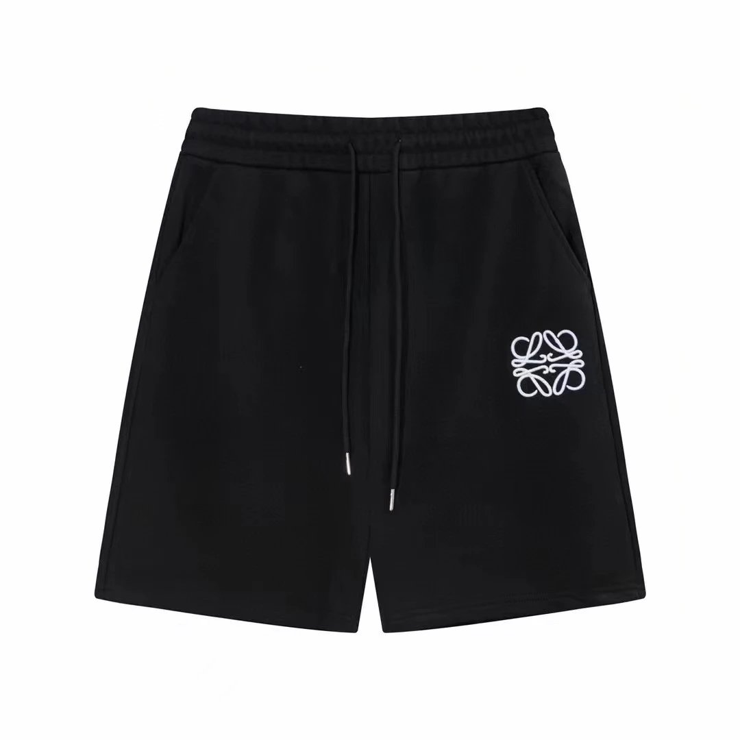 Loewe Anagram Logo Sweat Shorts Black