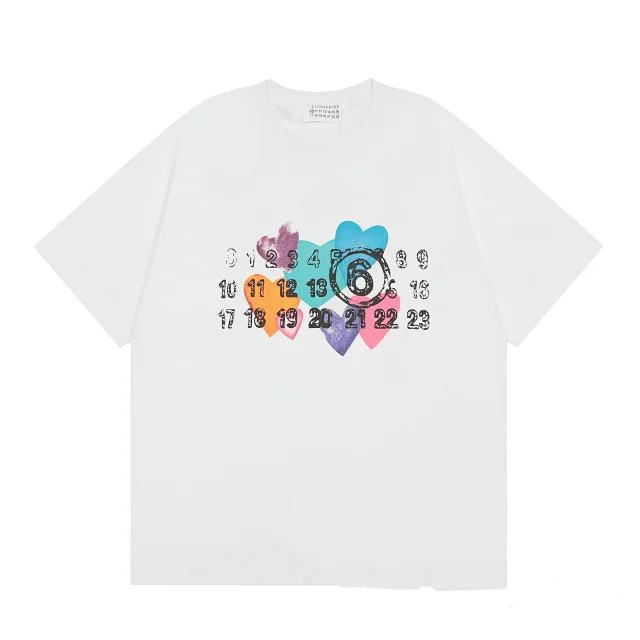 Maison Margiela T-Shirts Numeric Graphic Print product detail image 3