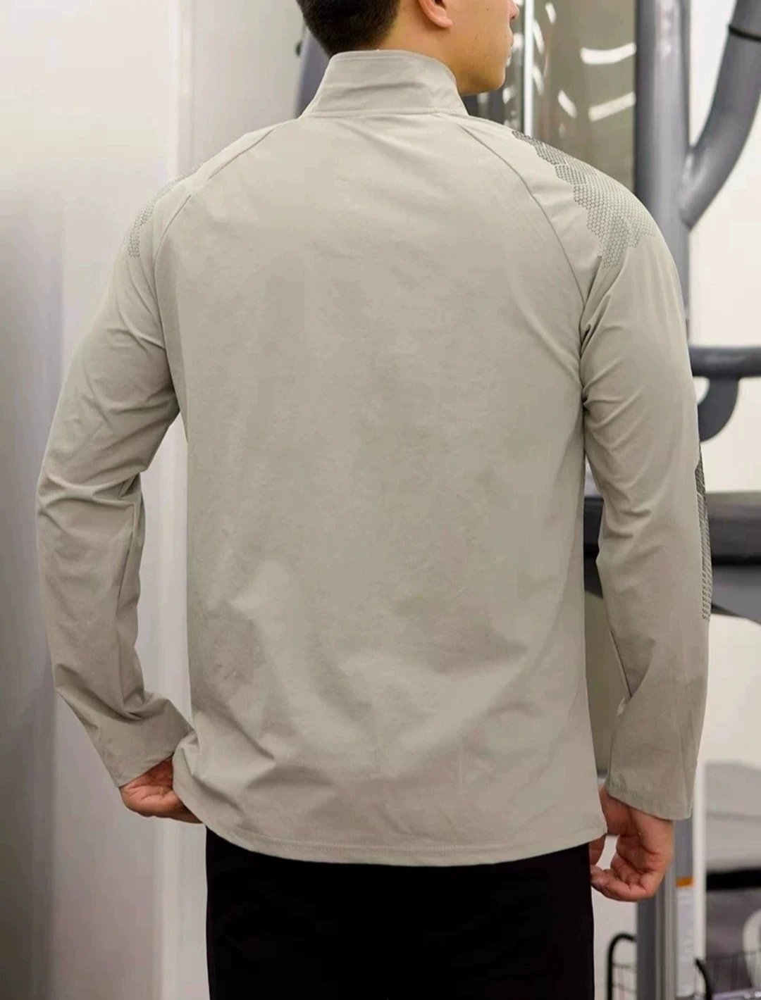 Under Armour HeatGear Half-Zip Base Layer White / Blue - 12