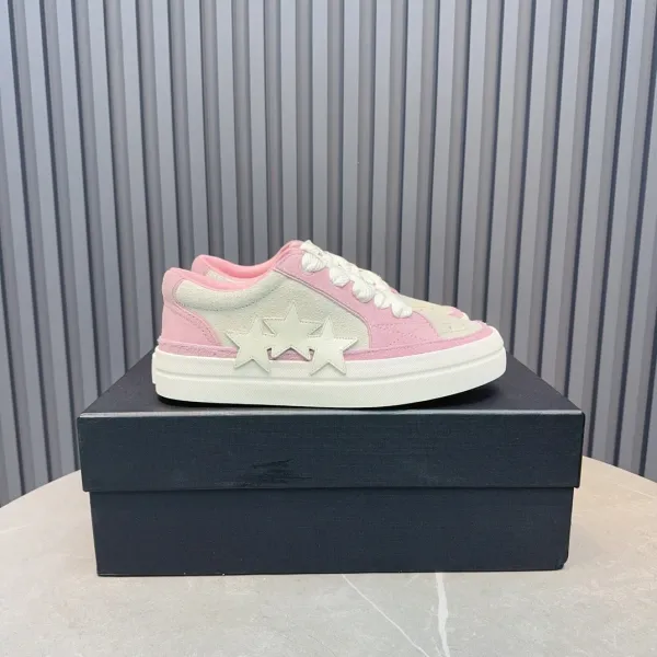Marcelo Burlon County of Milan Star Patch Low-Top Sneakers Pink - 1