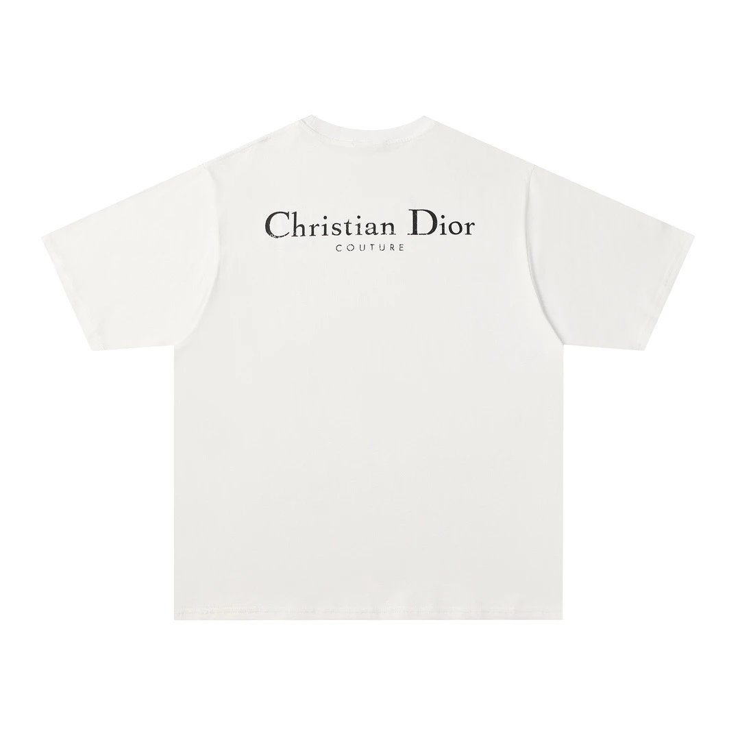 Dior DIOR Splatter Print White T-Shirt - 13