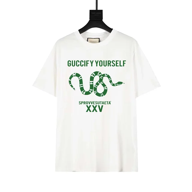 Gucci T-Shirts Guccify Yourself Snake Graphic product detail image 3