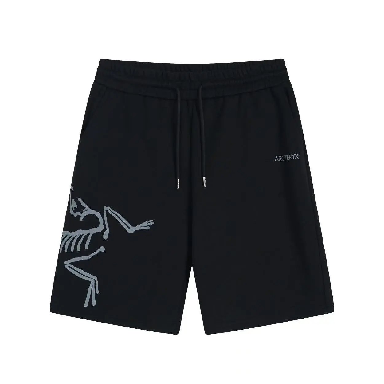Arc'teryx Bird Skeleton Graphic Shorts Black Grey