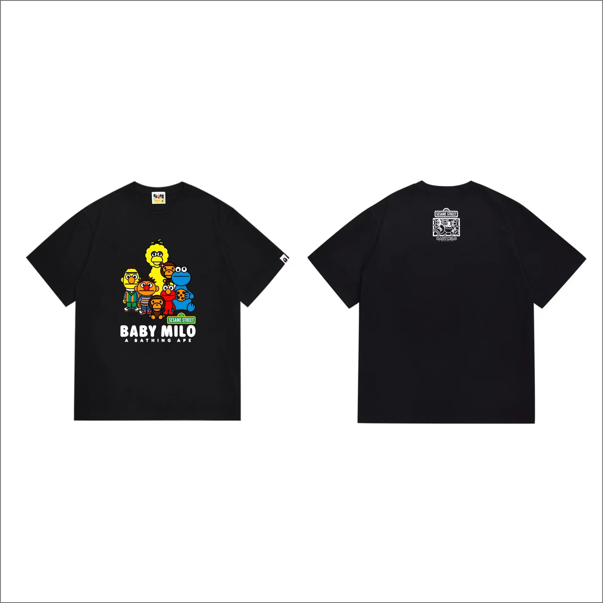 A Bathing Ape Tartan Big Ape Head Graphic T-Shirt White - 7