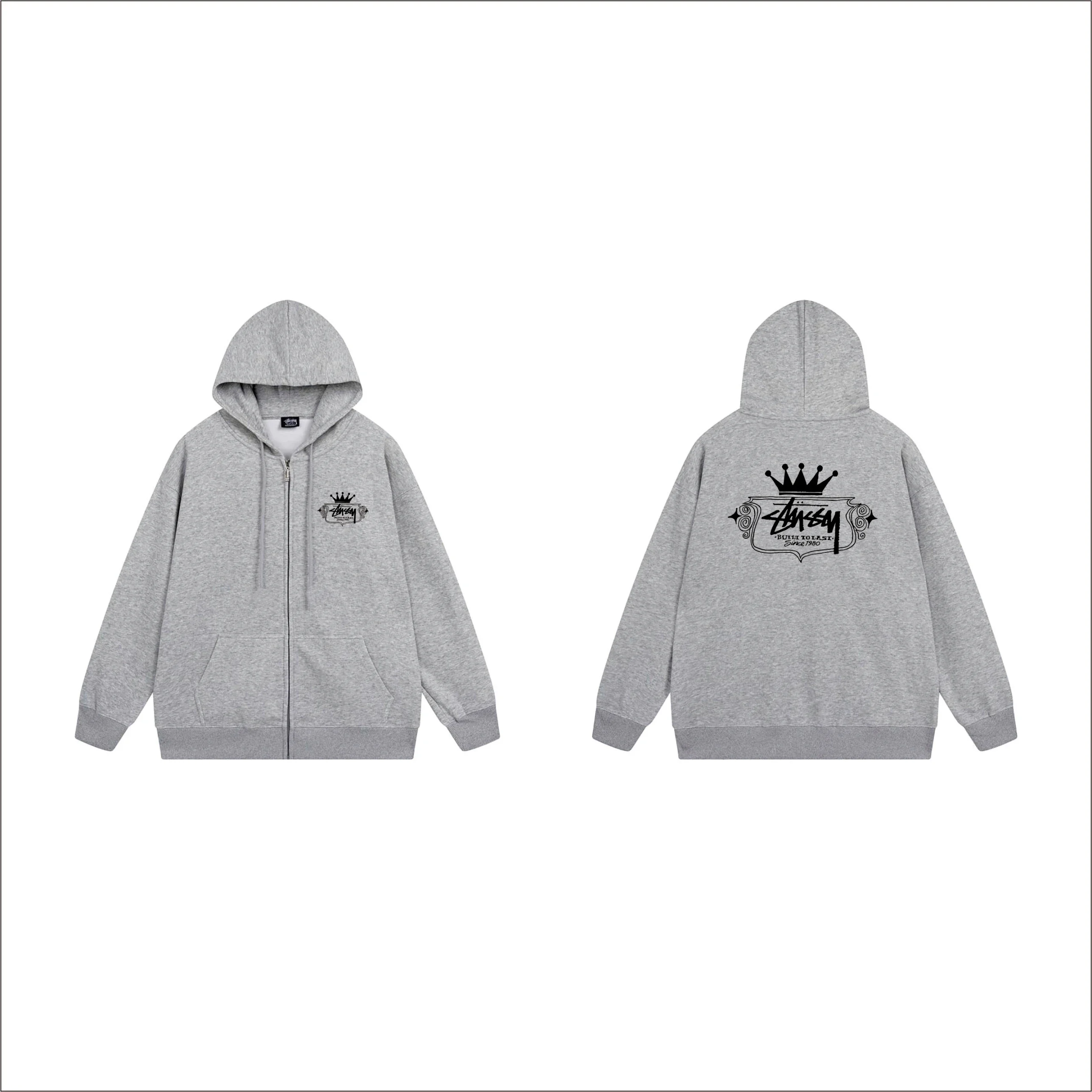 Stussy Sudadera con Cremallera