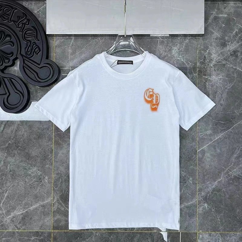 Chrome Hearts CH Monogram Tee - White/Orange