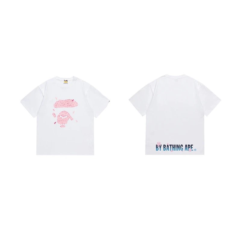 BAPE By Bathing Ape Sakura Blossom Tee White Pink