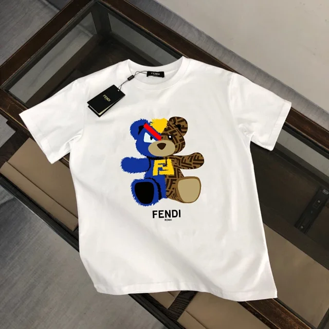 Fendi T-Shirts Short-Sleeve Graphic T-Shirt product detail image 10