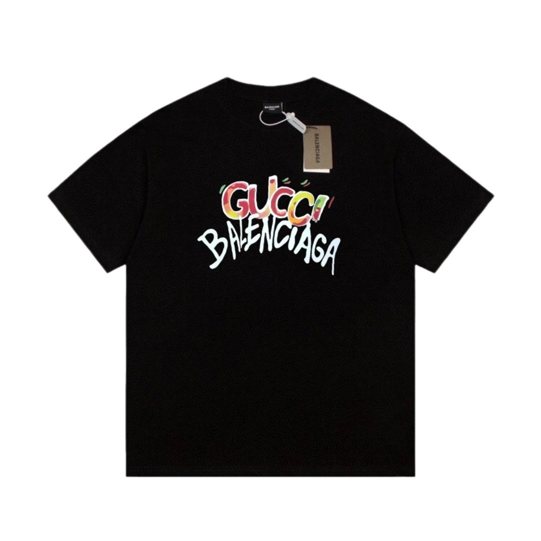 Balenciaga Mickey Mouse Scooter Graphic T-Shirt Black - 4
