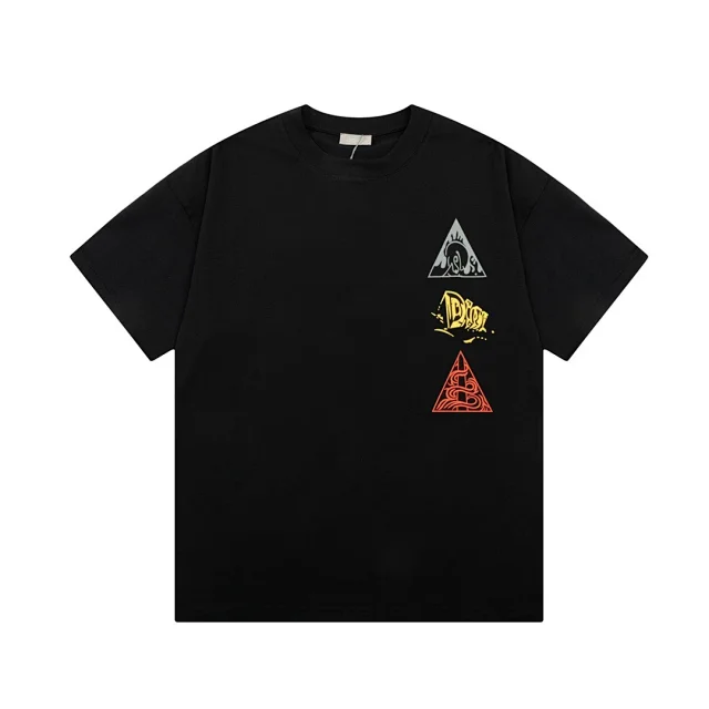 Dior T-Shirts Short-sleeve graphic logo T-shirt product detail image 3