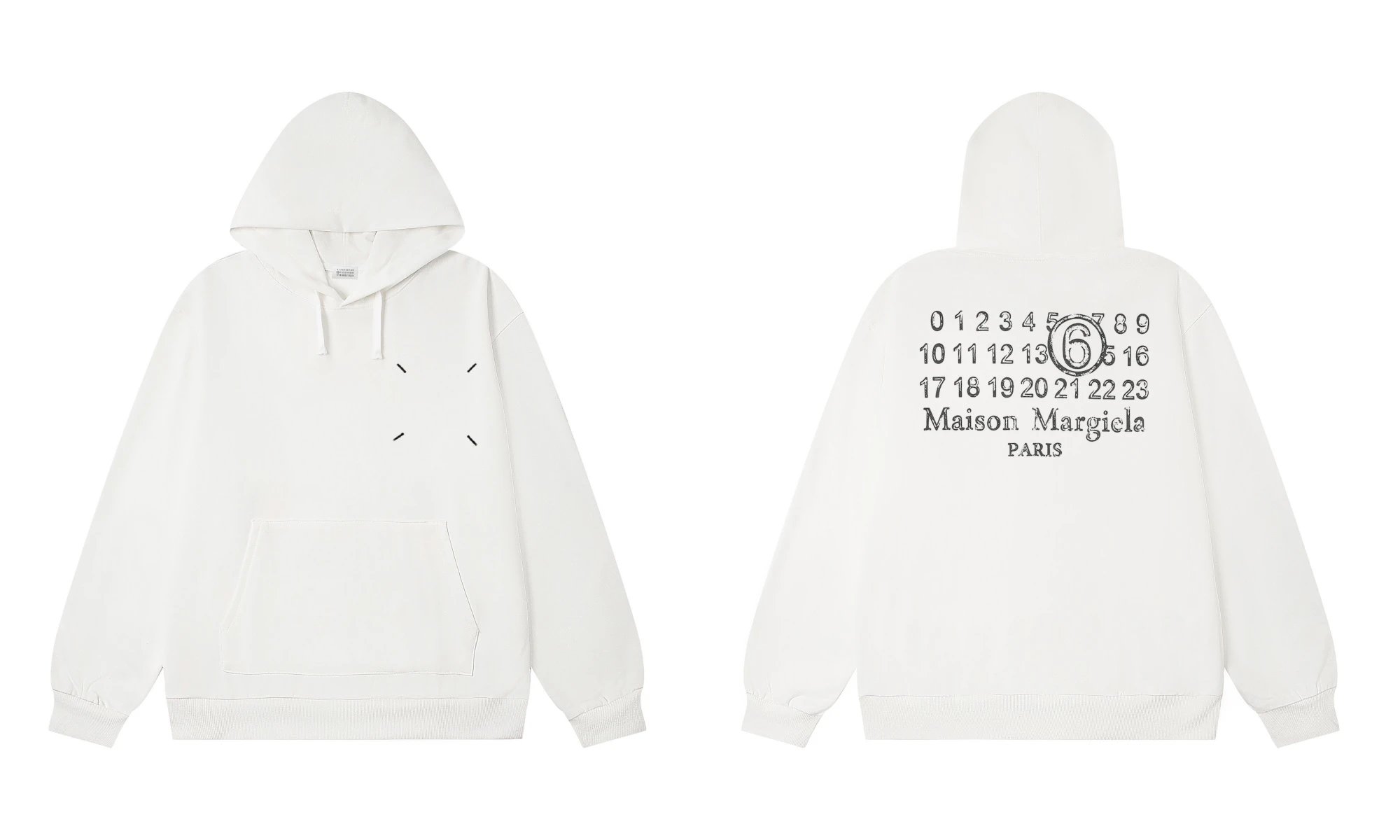 Maison Margiela Hoodie White