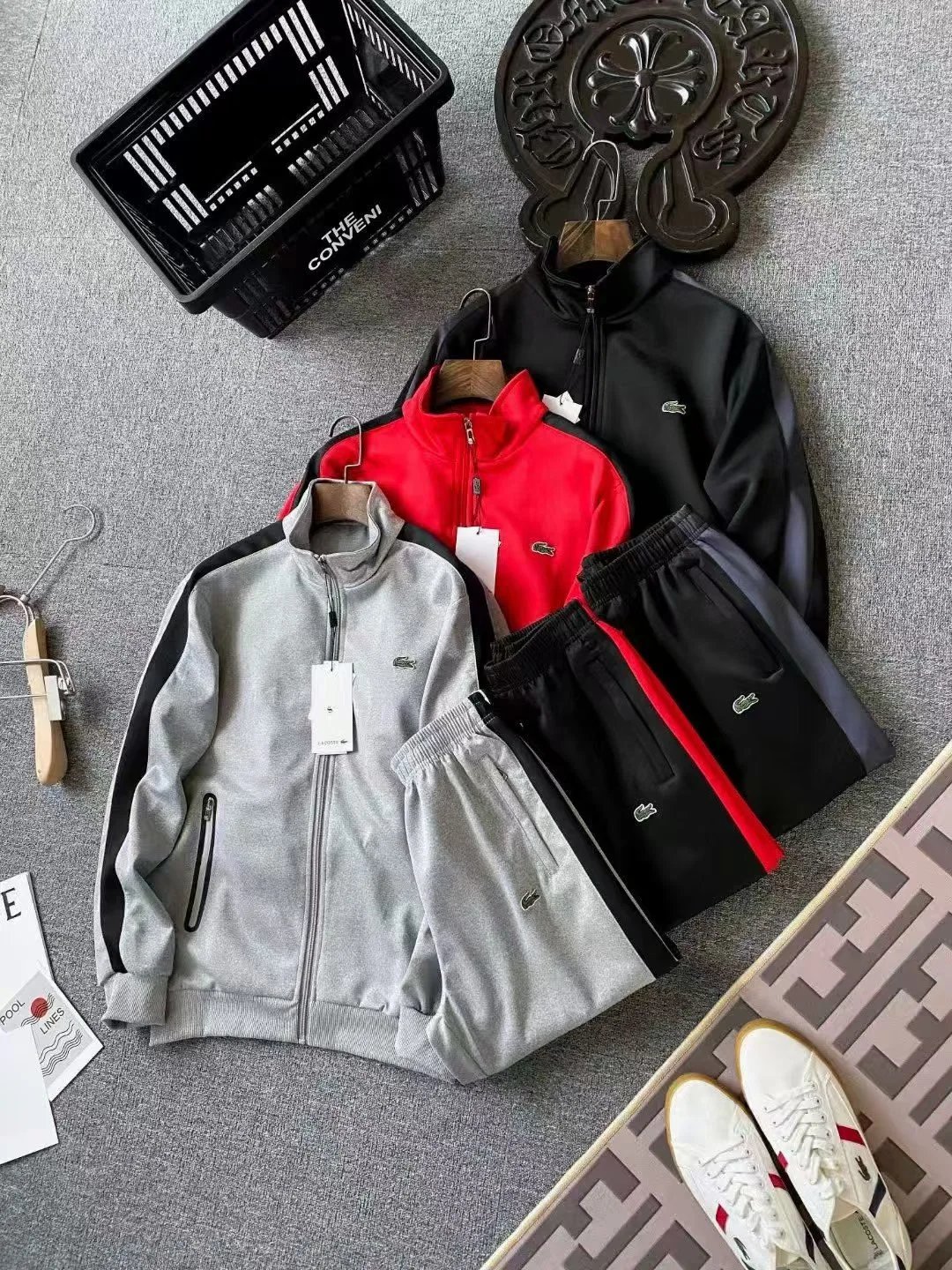 Lacoste Track Jacket & Pants S