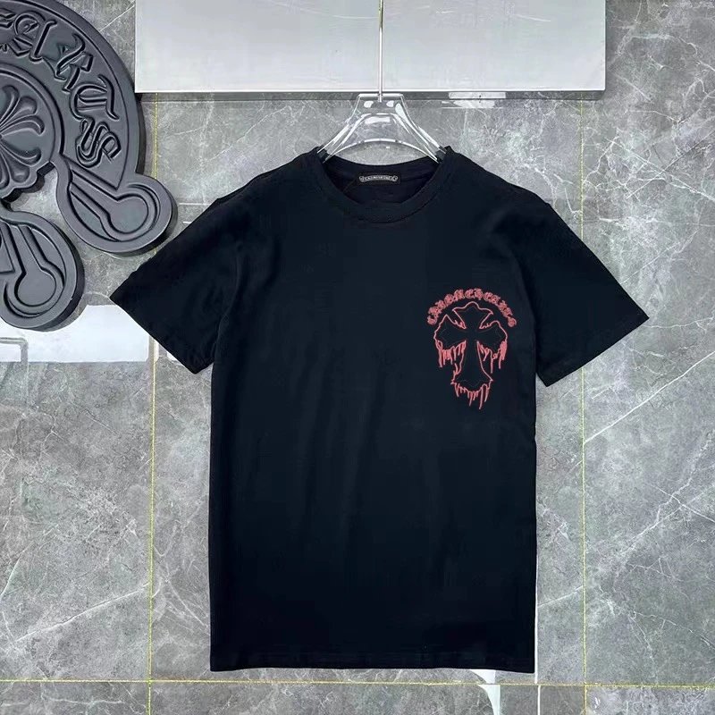 Chrome Hearts Drip Cross Tee Black