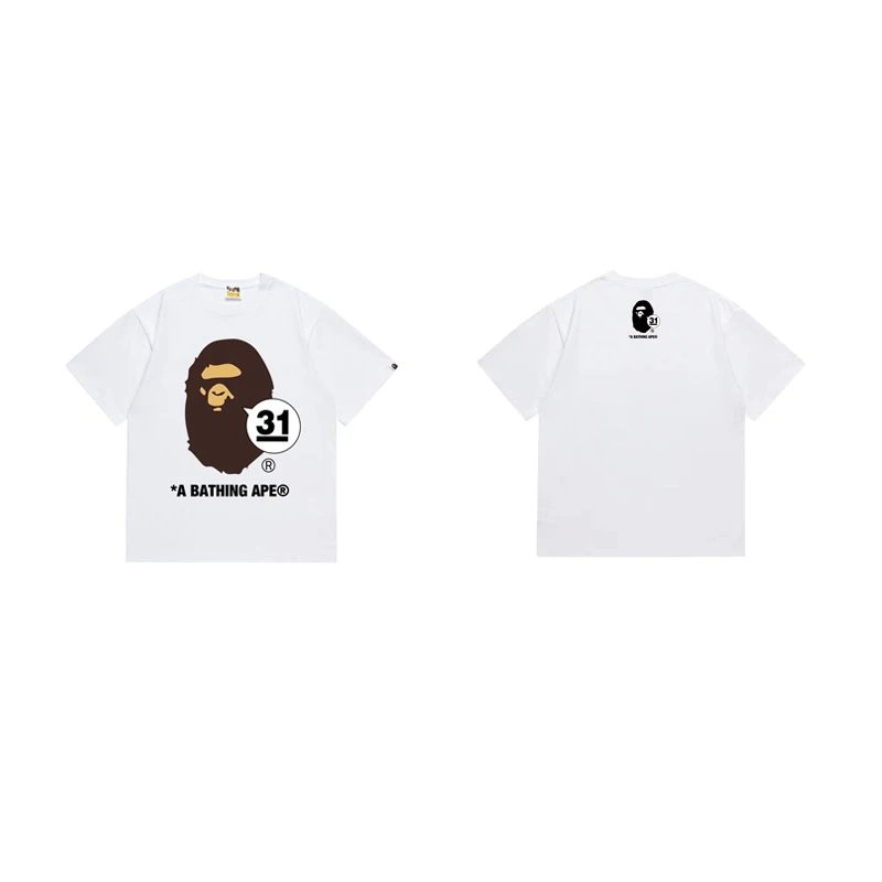 BAPE 31st Anniversary Ape Head Tee White