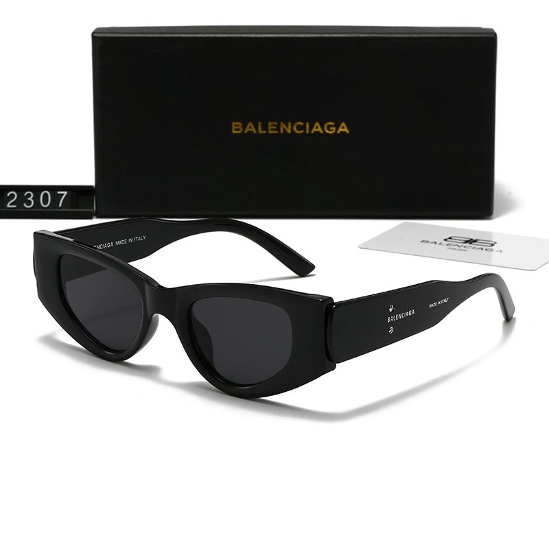 Balenciaga Cat-Eye Sunglasses Black Frame Dark Lens #2307