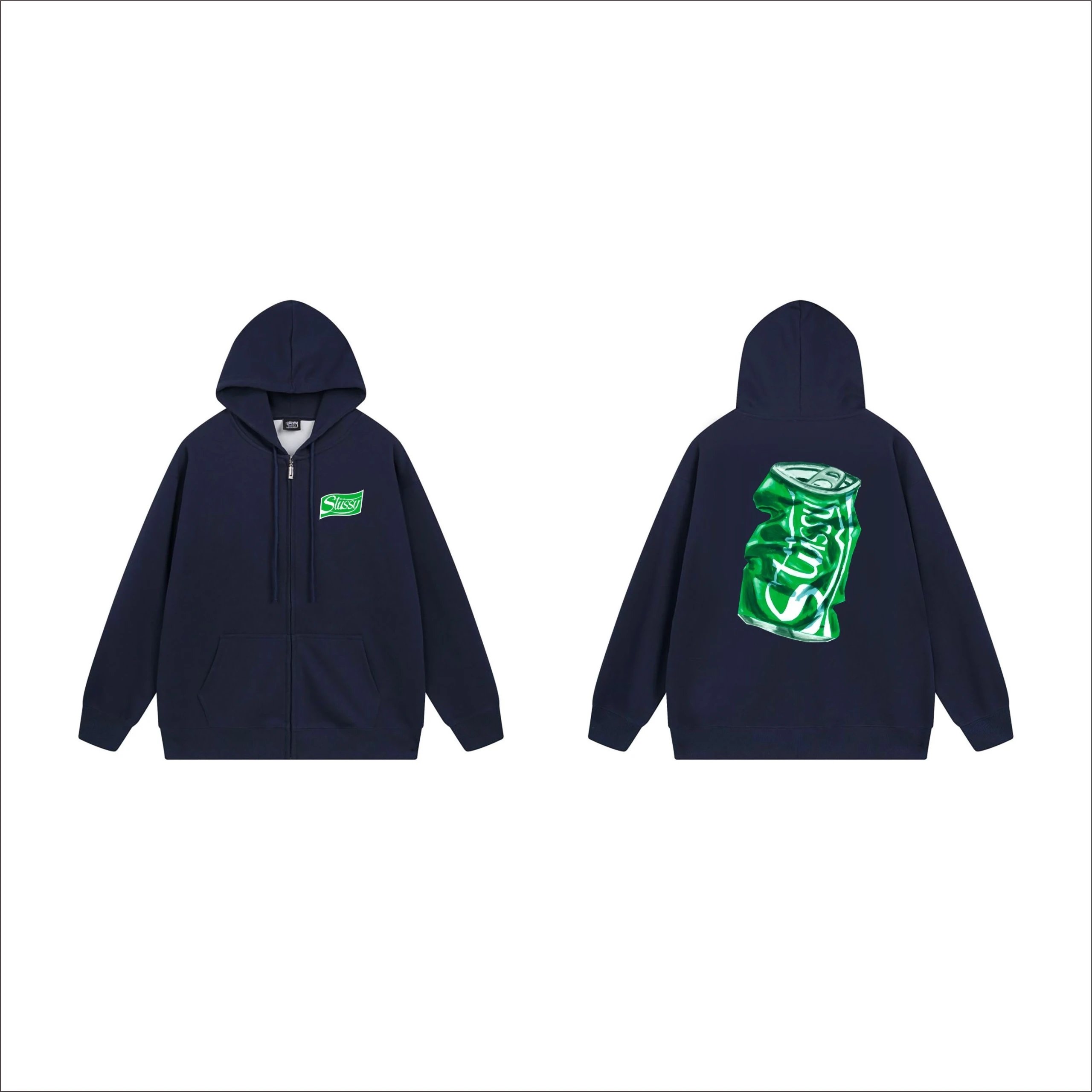 A Bathing Ape Camo Circle Logo Full-Zip Hoodie Gray - 10
