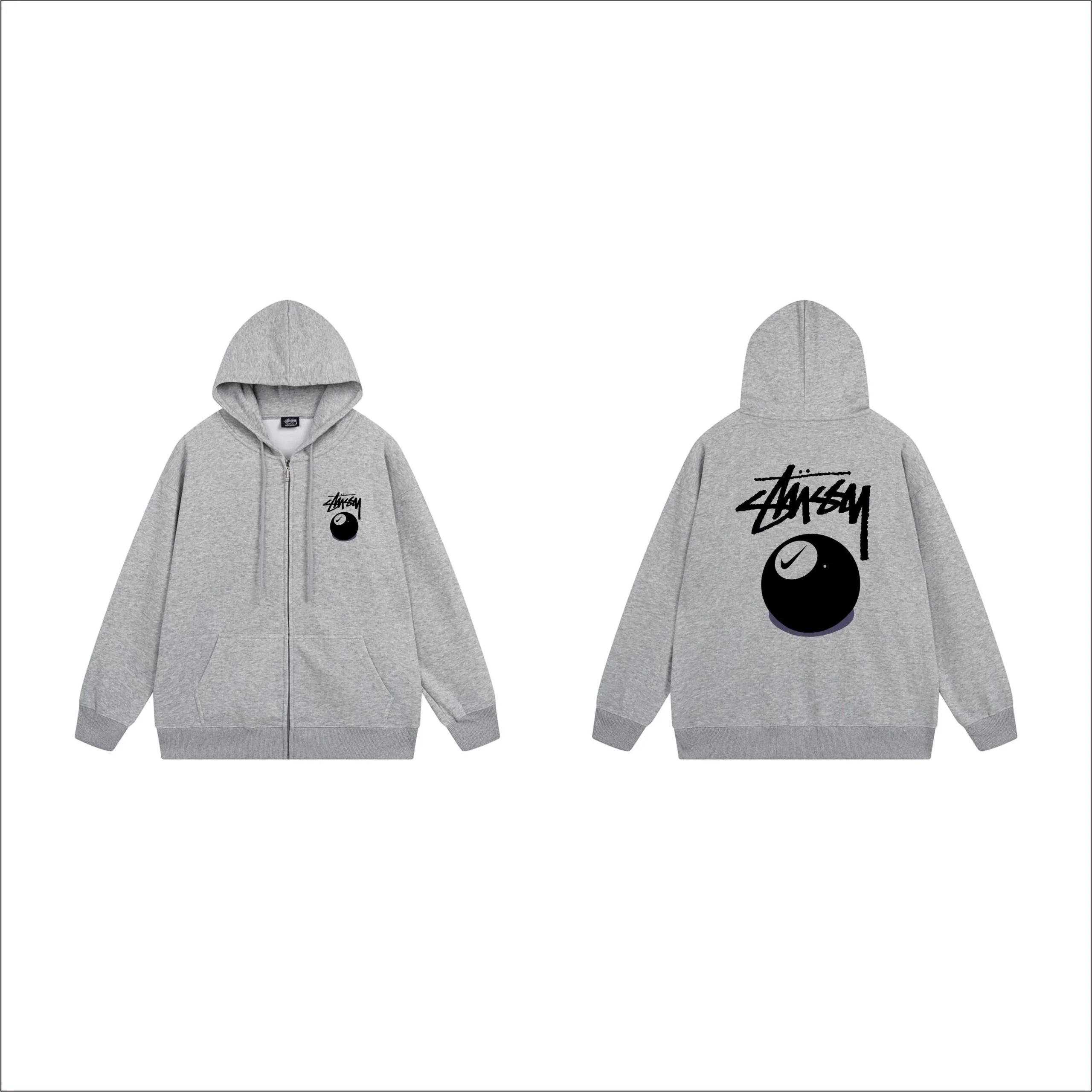 Stussy Sudadera con Cremallera