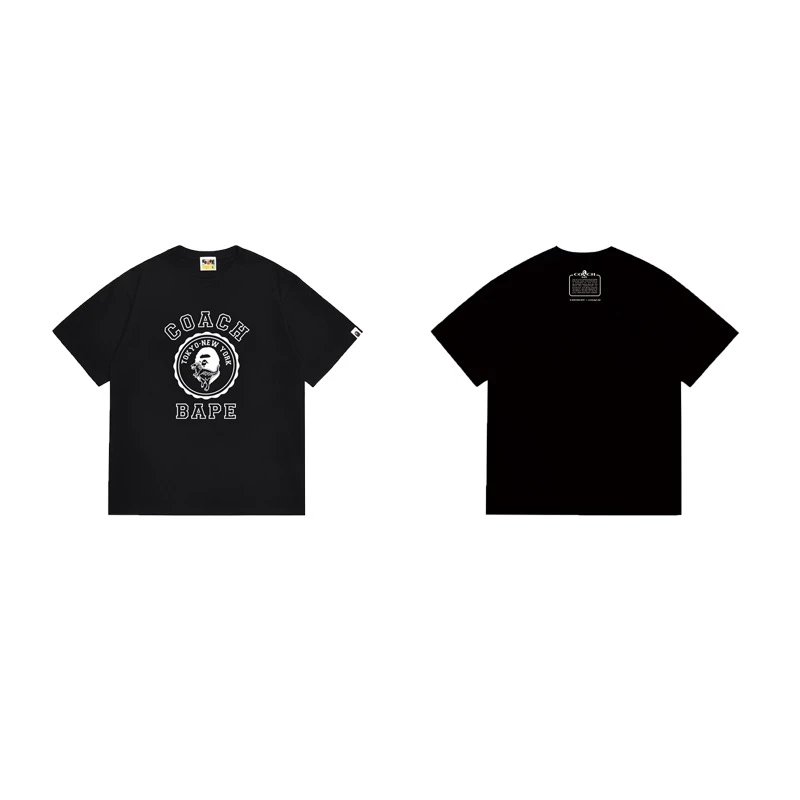 BAPE x Coach Collab Logo Tee Black