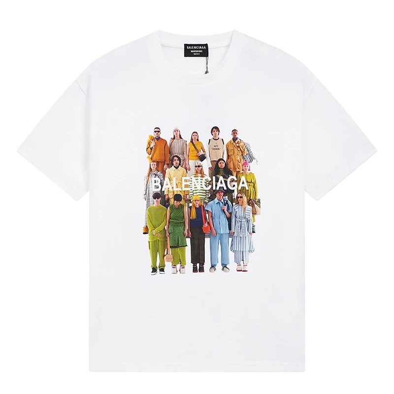 Balenciaga Wardrobe Graphic Tee White