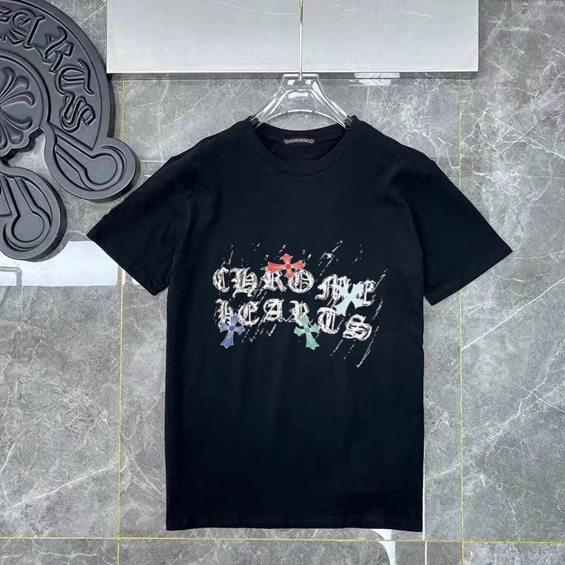Chrome Hearts Graffiti Logo Tee Black