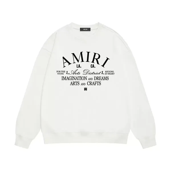 Amiri Arts District White Hoodie - 1