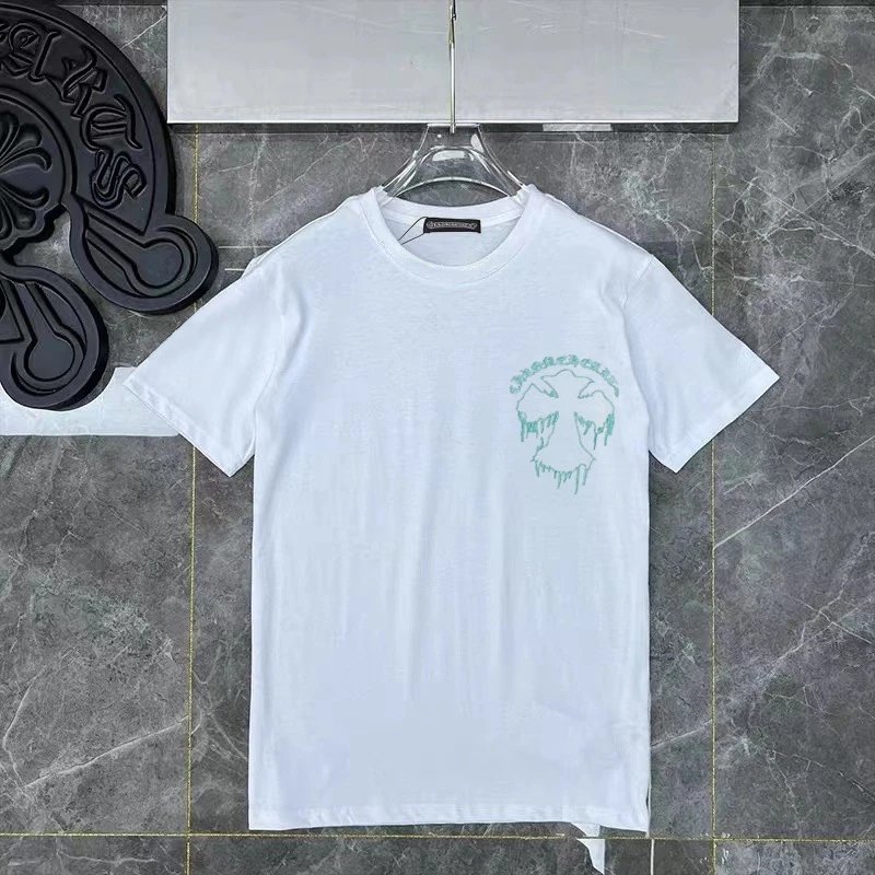 Chrome Hearts Drip Cross Tee White