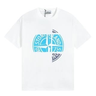 Stone Island Compass Rose Graphic T-Shirt White