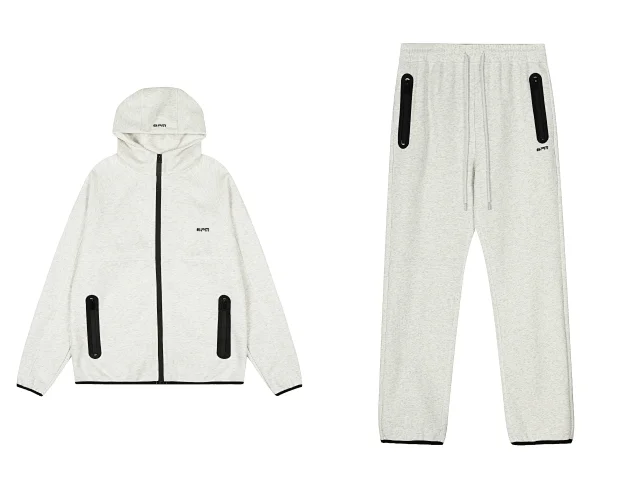 6PM Hooded zip-up jacket and joggers product detail image 5