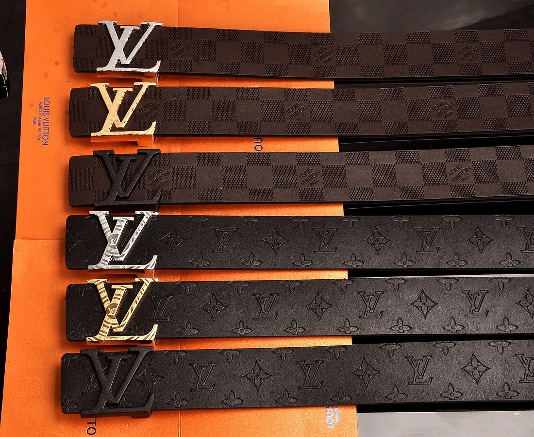 Louis Vuitton Damier Graphite Belt with LV Twist Buckle Black - 4