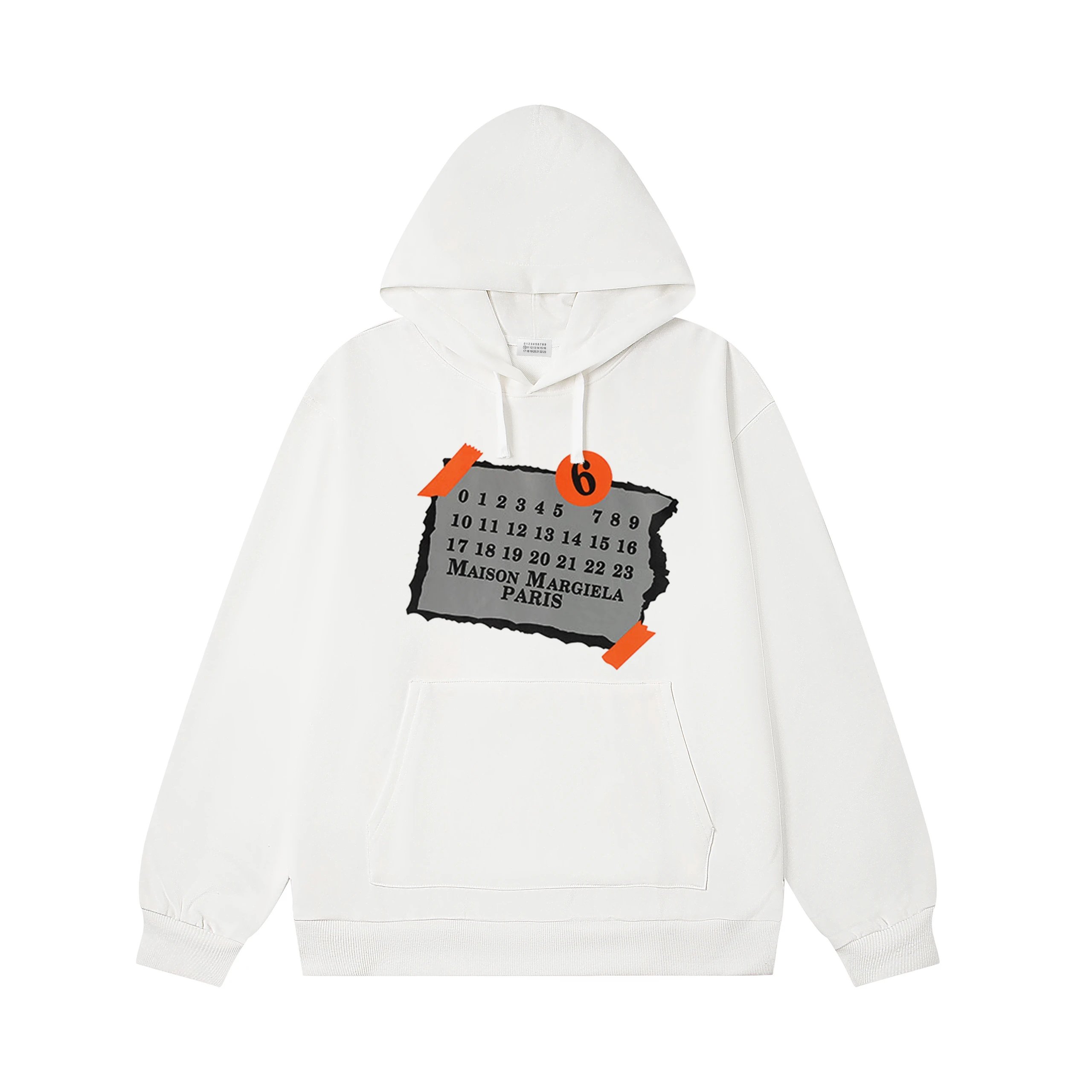 Off-White Industrial Tape Hoodie White - 8