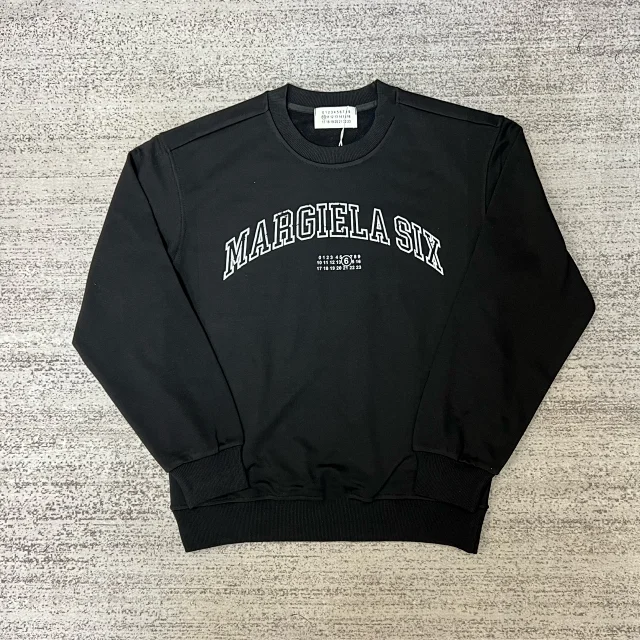 Maison Margiela Hoodies & Sweatshirts Crewneck sweatshirt with numeric graphic print product detail image 39