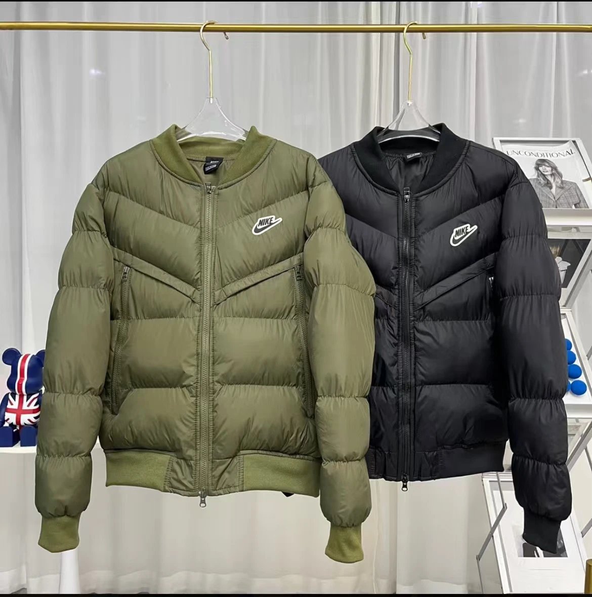 Nike Bomber Puffer Jacket [2 s