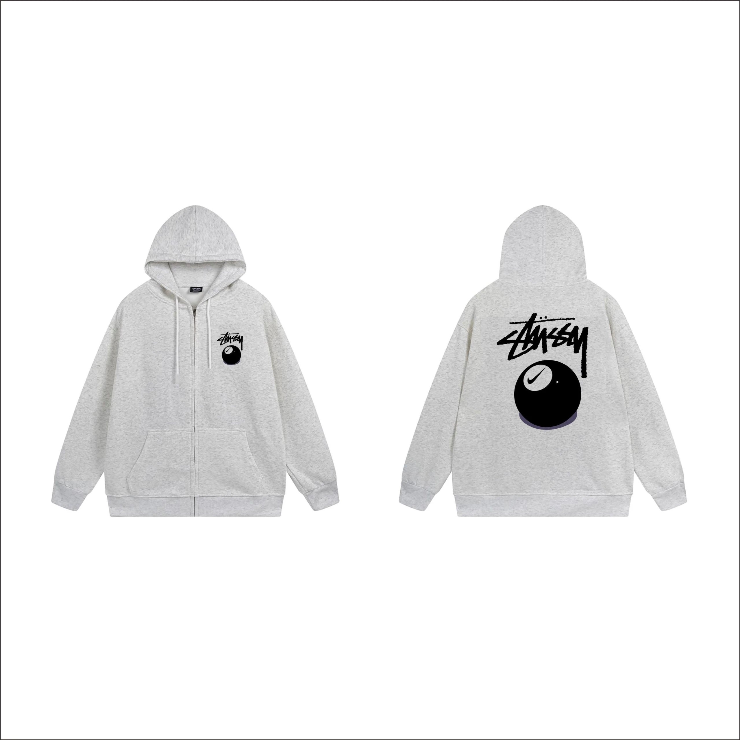 Stussy 8-Ball Zip-Up Hoodie [4