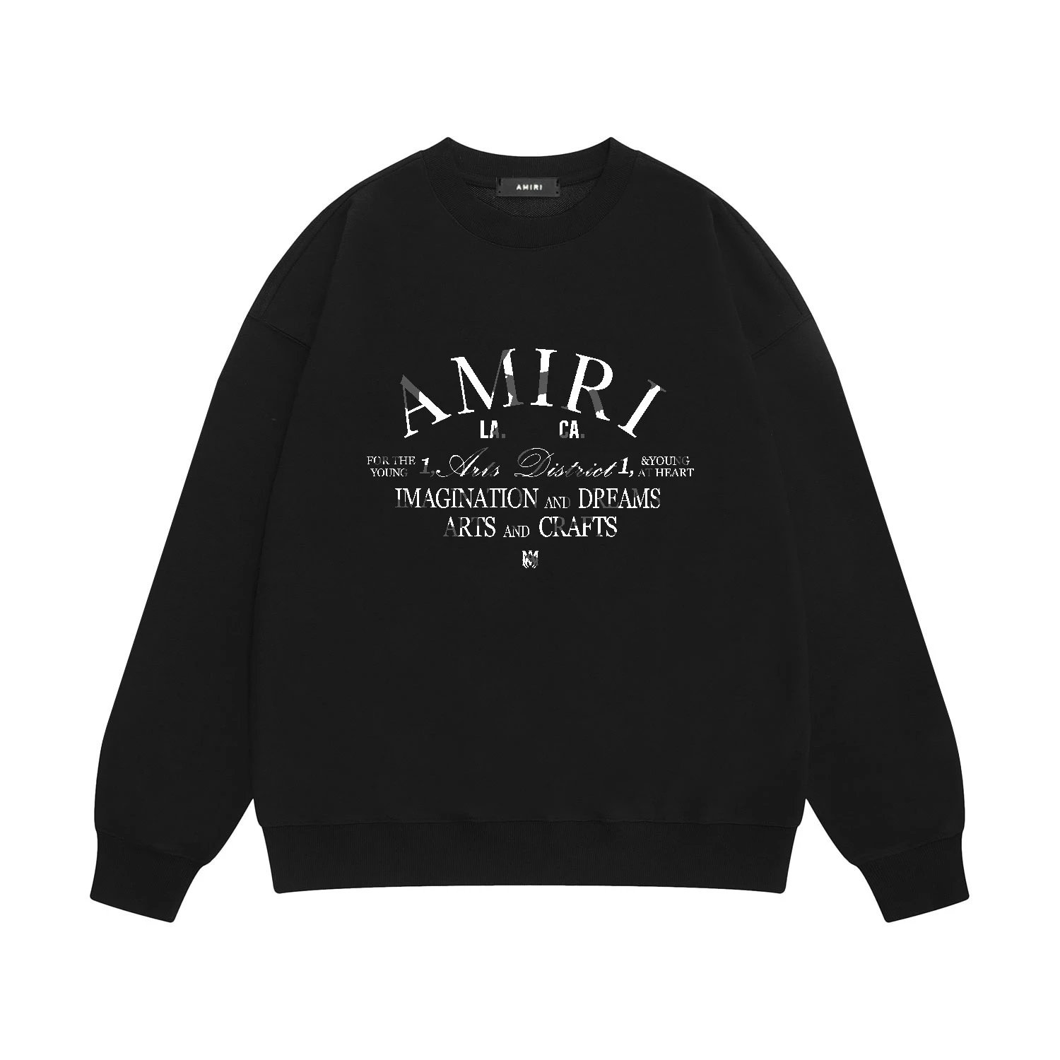 Amiri Distressed Teddy Bear Graphic Hoodie Charcoal - 7