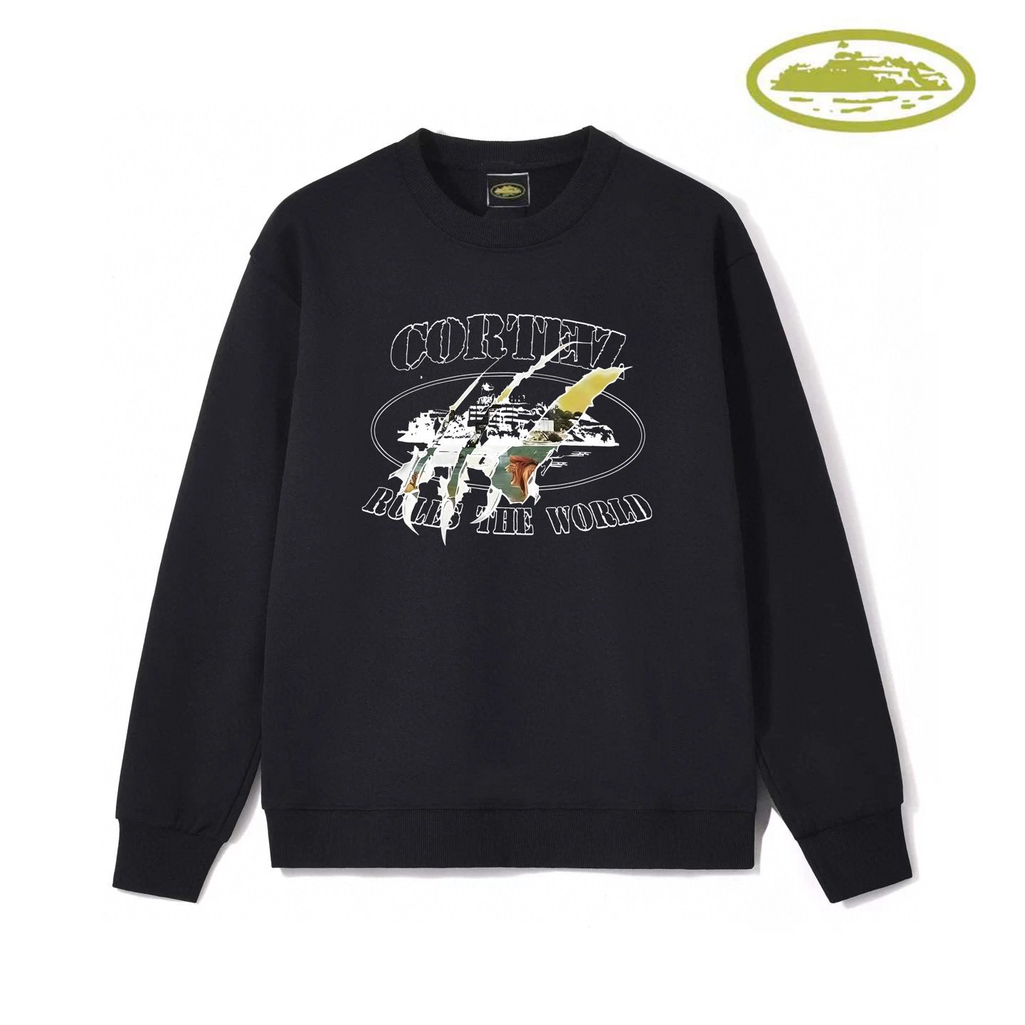 Corteiz Polo Parody Graphic Hoodie Gray - 8