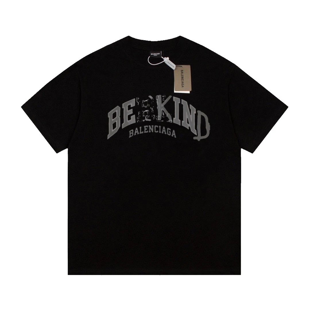 Balenciaga 'Be Kind' Oversized Tee Black