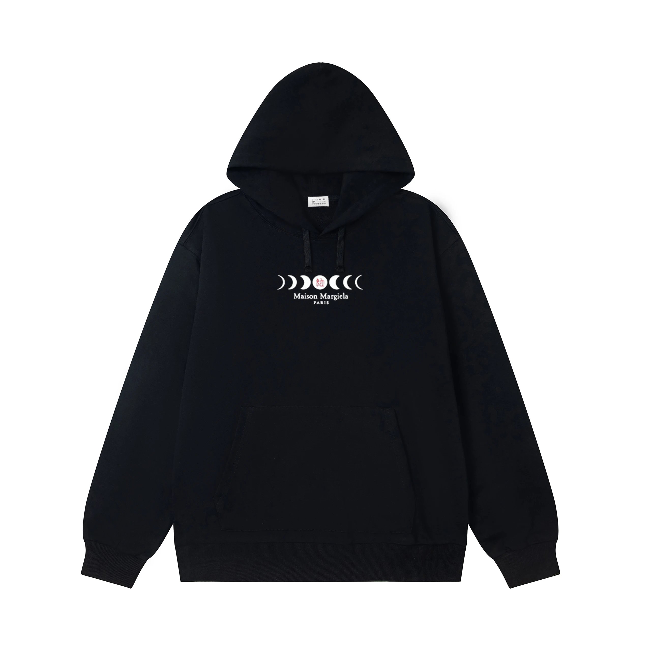 Off-White Numeric Tape Hoodie Black - 7