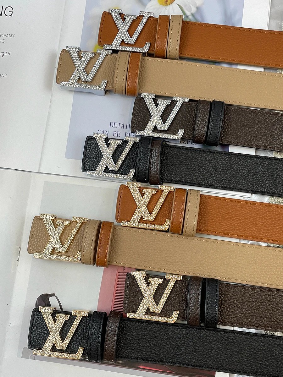 Louis Vuitton LV Initiales Belt Tan Leather Belt - 4